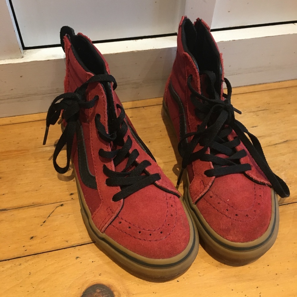 Kids vans off the wall hi top